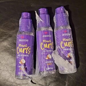 Sealed Brand New Aussie Miracle Curls Curl-Defining Oil Trio